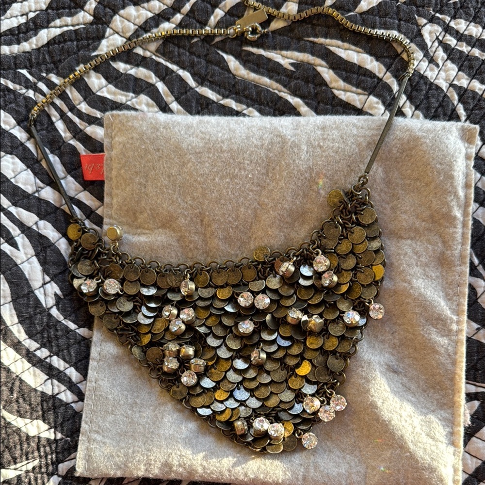 Madewell Gold and Silver Statement Necklace
